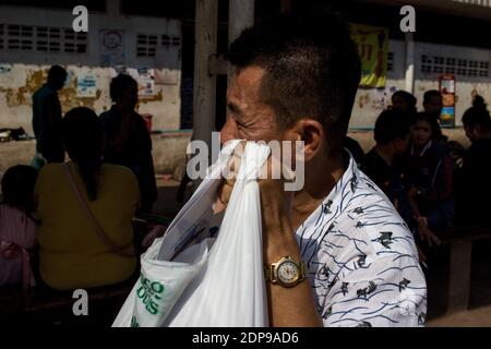 LAO - VIENTIANE LA COMPROMESSO Même si elle se approvche du million d’habitants, Vientiane a encore les allures d’une bourgade à Côte des mégapoles des Foto Stock