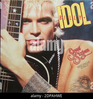 Billy Idol - Sweet sedici, Beyond Belief, One Night, One Chance, Maxi Single 45rpm 12 pollici - Vintage copertina album in vinile 2 Foto Stock