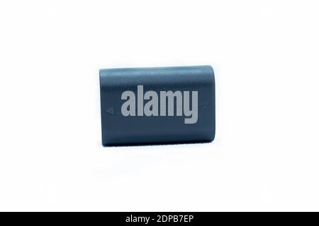 LP-e6 per fotocamera reflex digitale Canon EOS 5d Mark II III IV, sfondo bianco Foto Stock