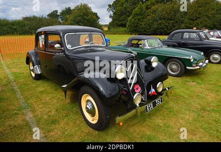 Classic Black 1951 Citroen Traction Avant 11CV Foto Stock