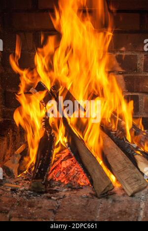 barbecue legna fuoco Foto Stock