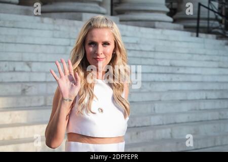 Nicky Hilton partecipa alla mostra autunnale-invernale 2015/2016 Haute Couture Collection tenutasi al Palais Brongniart di Parigi, Francia, il 5 luglio 2015 a Parigi, Francia. Foto di Audrey Poree/ABACAPRESS.COM Foto Stock