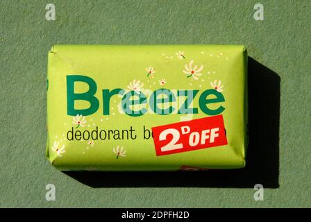 Compressa rivestita di sapone Breeze con 2d off Foto Stock