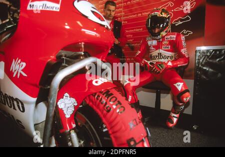 Max Biaggi (ITA),Honda 500, GP D'Olanda 500, Assen 1998 Foto Stock