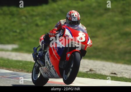 Tadayuki Okada, (JPN) Honda 500, GP d'Austria 500 1994, Salisburgo Foto Stock