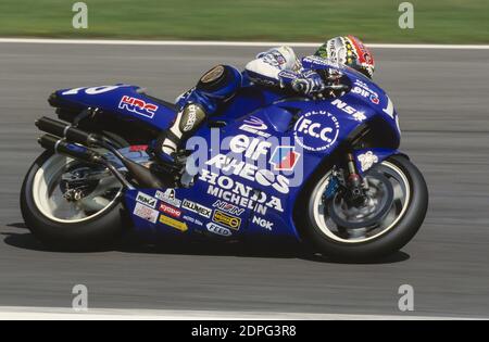 Nobuatsu Aoki (JPN), Honda 500, GP d'Italia 1997, Mugello Foto Stock