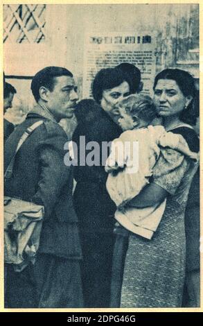 ROMA, ITALIA - GIUGNO 1944: Roma fu catturata dagli Alleati il 4 giugno 1944 Foto Stock