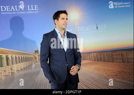 Eli Roth in posa alla fotocellula per il film Knock Knock come parte del 41° Festival del Cinema Americano a Deauville, Francia, il 5 settembre 2015. Foto di Alban Wyters/ABACAPRESS.COM Foto Stock