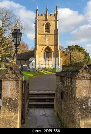 Chiesa di San Giacomo a Badsey, Worcestershire, Inghilterra. Foto Stock