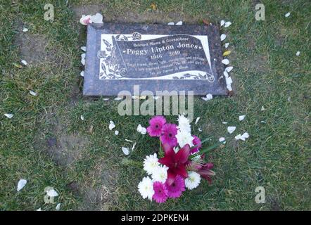 Culver City, California, USA 18 dicembre 2020 UNA visione generale dell'atmosfera dell'attrice Peggy Lipton's grave a Hillside Memorial Park il 18 dicembre 2020 a Culver City, California, USA. Foto di Barry King/Alamy Stock foto Foto Stock