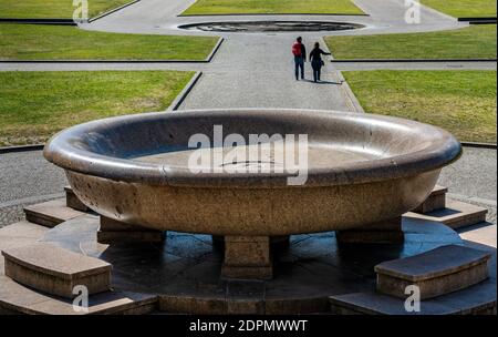 Granite Bowl nel Lustgarten anche chiamato Biedermeier Wonder Del mondo Foto Stock