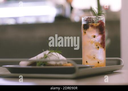 Foto scattate in una caffetteria locale a Seoul, Corea. Foto Stock