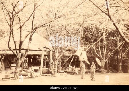 Casa da tè a Yokohama, Giappone (1898) Foto Stock