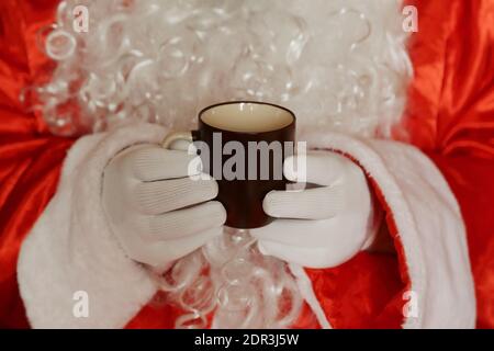 Concetto: Natale, Capodanno, comfort e calore il giorno di Natale. Foto Stock