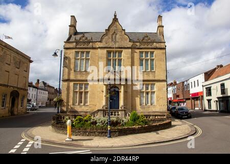 DEVIZES, WILTSHIRE, REGNO UNITO, AGOSTO 25 2020. Architettura storica a Devizes, Inghilterra, Regno Unito, 25 agosto 2020 Foto Stock