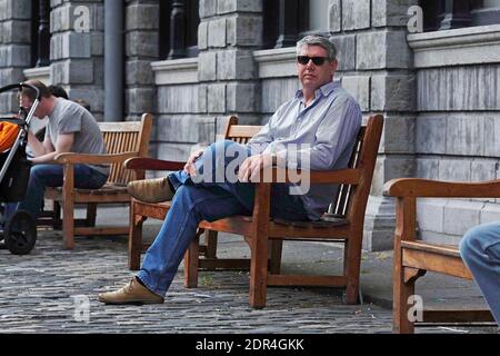 Glenn Meade autore irlandese, Dublino, Irlanda Foto Stock