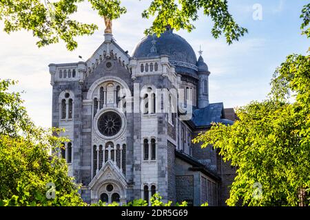 Cappella di Notre-Dame de Lourdes in via Santa Caterina, Montreal, Canada Foto Stock