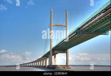 Nuovo ponte Severn Foto Stock