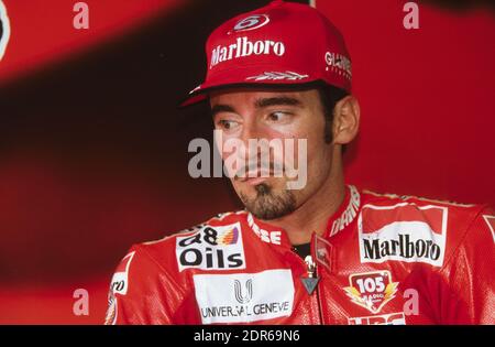 Max Biaggi (ITA), Honda 500, Repubblica Ceca moto GP 1998, Brno Foto Stock
