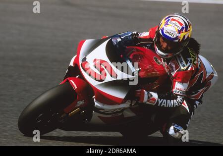 Norick Abe, (JPN), Yamaha 500, GP del Giappone 1998, Suzuka Foto Stock