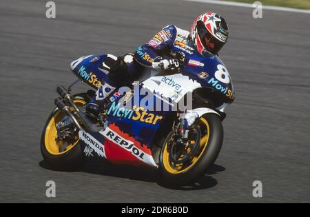 Carlos Checa (SP), Honda 500, GP del Giappone 1998, Suzuka Foto Stock