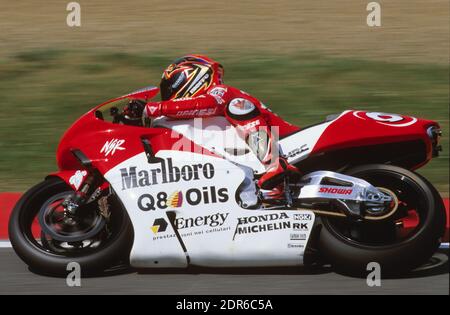 Max Biaggi (ITA), Honda 500, GP 1998 del Mugello Foto Stock