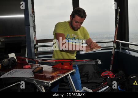 Atmosfera durante l'evento Somfy tenutosi presso l'Espace 56, Tour Montparnasse a Parigi, Francia il 4 ottobre 2015. Foto di Thierry Plessis/ABACAPRESS.COM Foto Stock