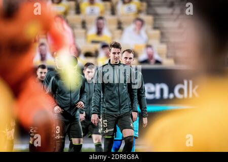 Horsens, Danimarca. 20 dicembre 2020. Andreas Maxso (5) di Broendby IF entra in campo per la partita 3F Superliga tra AC Horsens e Broendby IF a Casa Arena di Horsens. (Photo Credit: Gonzales Photo/Alamy Live News Foto Stock