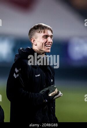 Horsens, Danimarca. 20 dicembre 2020. Andreas Pyndt di Broendby SE visto prima del 3F Superliga partita tra AC Horsens e Broendby SE a Casa Arena a Horsens. (Photo Credit: Gonzales Photo/Alamy Live News Foto Stock