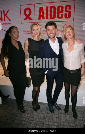 CHRISTINE KELLY, ALEXANDRA VANDERNOOT, CHRISTOPHE BEAUGRAND - DINER LINK POUR AIDES 2015 - PLACE VENDOME - PARIGI - FRANCIA FOTO DI NASSER BERZANE/ABACAPRESS.COM Foto Stock