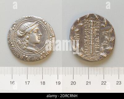 Menta, eventualmente di: Amphipolis, moneta di Amphipolis, 158–150 a.C., Argento, 16.92 g, 3:00, 31.5 mm, forse in Amphipolis, Macedonia, Greco, II secolo a.C., Numismatica Foto Stock