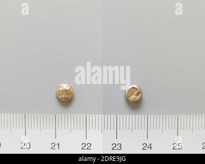 Menta: Mileto, 1/24 Stater da Mileto, ca. 550 a.C., electrum, 0.58 g, 1:00, 6.5 mm, made in Mileto, Ionia, Greek, VI secolo a.C., Numismatica Foto Stock