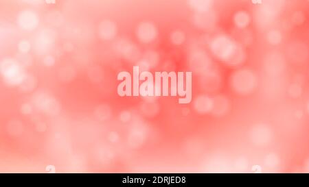 Astratto rosa sfondo sfocato con bokeh. Illustrazione vettoriale per giorno di San Valentino, matrimonio, compleanno. Biglietto d'auguri per San Valentino, volantino, poster Illustrazione Vettoriale