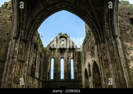 La Rocca di Cashel, noto anche come Cashel dei Re e San Patrizio Rock, è un sito storico situato a Cashel, nella contea di Tipperary, Irlanda Foto Stock