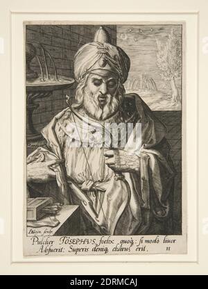 Incisore: Jacques de Gheyn II, olandese, 1565–1629, dopo: Karel van Mander i, olandese, 1548–1606, Joseph, dei dodici figli di Giacobbe Set di 12 stampe dopo van Mander, ca. 1589, incisione, foglio: 15.9 × 11.4 cm (6 1/4 × 4 1/2 pollici), fabbricato in Olanda, olandese, XVI secolo, opere su carta - stampe Foto Stock