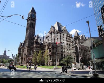 TORONTO, CANADA - 25 luglio 2010: Il vecchio municipio storico di Toronto. Foto Stock