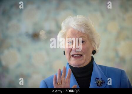 Lady Mary Elizabeth Peters LG CH DBE DStJ è un ex atleta dell'Irlanda del Nord, medaglia d'oro Pentathlon delle donne, Olimpiadi estive di Monaco 1972 Foto Stock