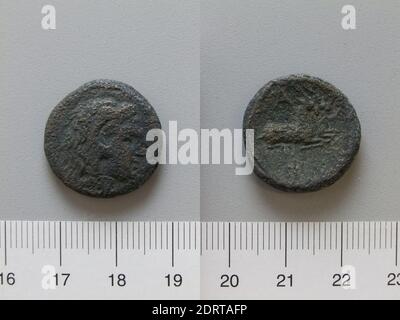 Re: Filippo V, Macedone, 221-179 a.C.: Macedonia, moneta di Filippo V di Macedonia, 220–179 a.C., bronzo, 8.11 g, 3:00, 21 mm, made in Macedonia, Greco, III-II secolo a.C., Numismatica Foto Stock