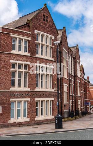 LJMU International Study Center. Edificio dell'Università John Moores a Mount Pleasant Liverpool. Foto Stock