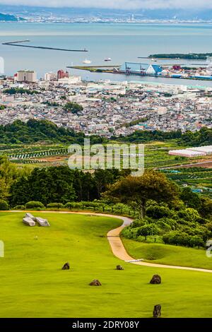 Hotel Nippondaira, Shizuoka, in Giappone, con vista sul Monte Fuji Foto Stock