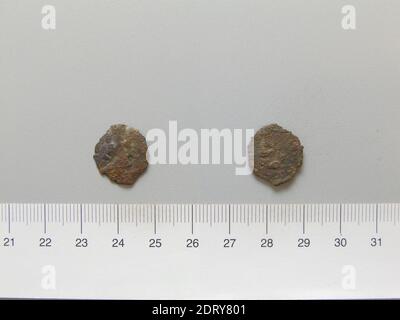 Menta: Seleucia ad Tigrim, moneta di Seleucia ad Tigrim, 42–40 a.C., rame, 1.24 g, 16 mm, fabbricato in Seleucia ad Tigrim, Mesopotamia, Greco, i secolo a.C., Numismatica Foto Stock