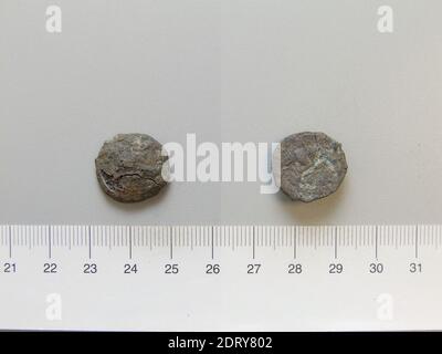 Menta: Seleucia ad Tigrim, moneta di Seleucia ad Tigrim, 42–40 a.C., rame, 2.17 g, 17.9 mm, fabbricato in Seleucia ad Tigrim, Mesopotamia, Greco, i secolo a.C., Numismatica Foto Stock