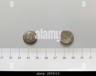 Menta: Bactria, moneta da Bactria, III secolo a.C., Argento, 2.87 g, 2:00, 15.5 mm, fatta in Bactria, greco, III secolo a.C., Numismatica Foto Stock