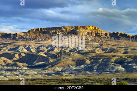 Tramonto sulla Patagonia argentina Foto Stock