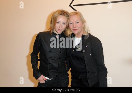 Agnes B, Sylvie Testud partecipa alla presentazione della collezione uomo di Agnes B Autunno-Inverno 2014/2015 a Parigi, Francia, il 19 gennaio 2014. Foto di Alban Wyters/ABACAPRESS.COM Foto Stock