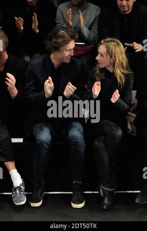 Sylvie Testud partecipa alla presentazione della collezione uomo di Agnes B Autunno-Inverno 2014/2015 a Parigi, Francia, il 19 gennaio 2014. Foto di Alban Wyters/ABACAPRESS.COM Foto Stock