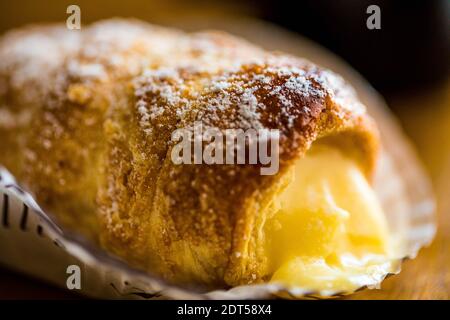 Primo piano di Canoli Foto Stock