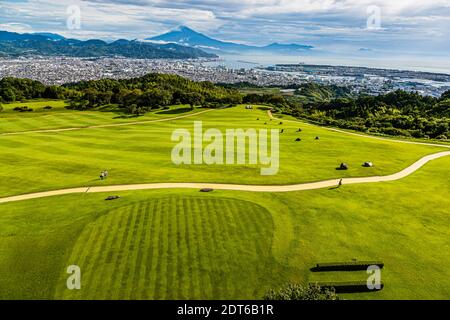 Hotel Nippondaira, Shizuoka, in Giappone, con vista sul Monte Fuji Foto Stock