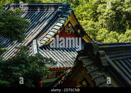 Kunozan al Santuario di Toshogu a Shizuoka, Giappone Foto Stock