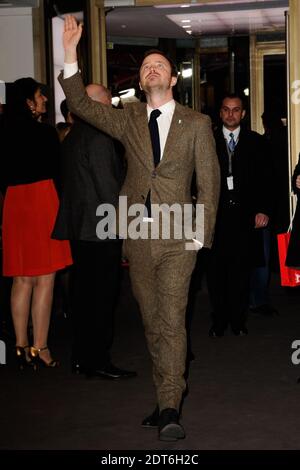 Aaron Paul partecipa alla prima "A Long Way Down" durante il 64° Berlinale, Festival Internazionale del Cinema di Berlino, il 10 febbraio 2014. Foto di Aurore Marechal/ABACAPRESS.COM Foto Stock